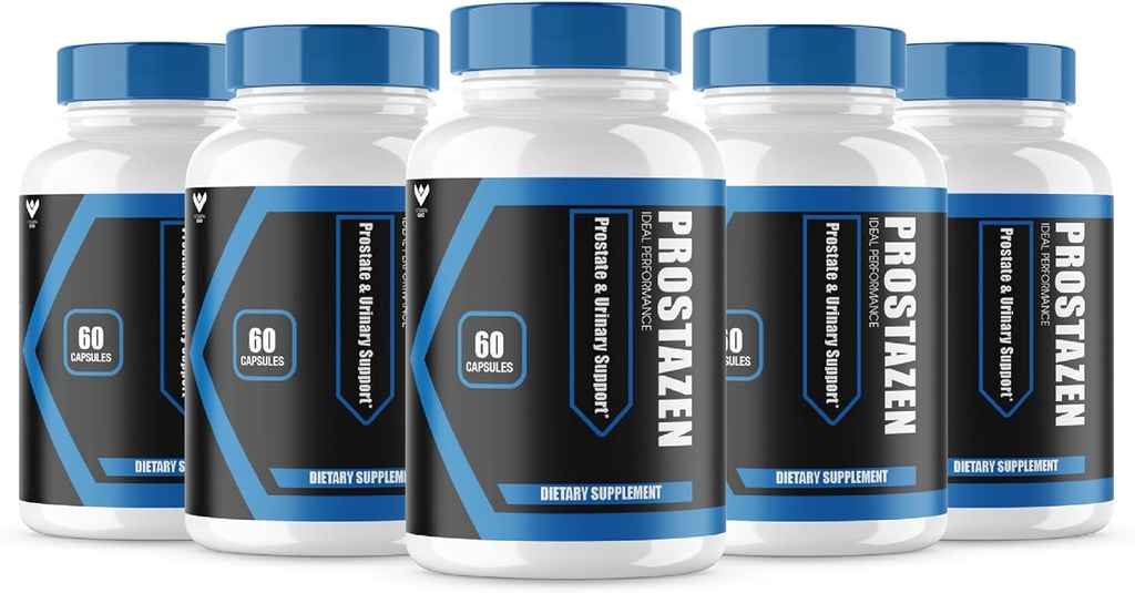 (5 Pack) Prostazen Kapseln, offizielle Prostazen Pillen Prostata Gesundheit, Prostazen Plus Premium Prostata Formel, Prostazen für gesunde Prostata, Prosta Zen Pastillas Bewertungen (300 Kapseln)