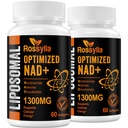 1300 MG Liposomal NAD+ Ergänzung | Höchste Absorption | Reinst NAD Supplemet zu erhöhen NAD+ Effetiv | Boosting NAD+ Ergänzung zu Aging Defese, Cellular Energy, Langlebigkeit | 120 Zähler