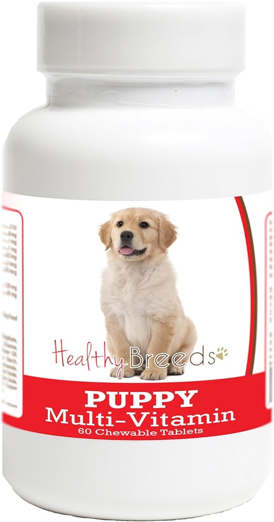 Gesunde Rassen Golden Retriever Welpen Hund Multivitamin Tablet 60 Count