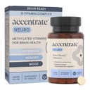 Gehirn-Ergänzung für Fokus, Aufmerksamkeit, Stimmung | Complete Vitamin B Complex | Brain Health | Methylated Multivitamin w/L-Methylfolat (5-MTHF), Cofactors Methyl-B12 & P5P | MTHFR Ergänzung