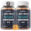 Sugar Free L Arginine Nitric Oxide Gummie 1300mg für Männer & Frauen mit L Citrulline, Rübenwurzel, B3 | L Arginine L Citrulline Ergänzungen | Vegan, 120 Zähler
