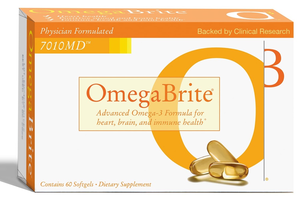 7010MD Advanced Omega-3 Formel, 92% Omega-3 mit 1140 mg EPA pro Portion, Förderung positiver Stimmung, Gehirngesundheit, Immungesundheit, Herzgesundheit und Gelenkgesundheit- 60 Count