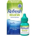 Refresh Relieva gouttes oculaires lubrifiantes, 0.33 Fl Oz stérile, emballage peut Vary