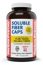 Yerba Prima Soluble Fiber Capsules, 180-Count - Natürliche Nahrungsergänzungsformel, Non-GMO, Glutenfrei