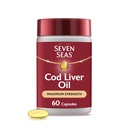 Seven Seas Cod Liver Öl Extra hohe Stärke 60 Kapseln