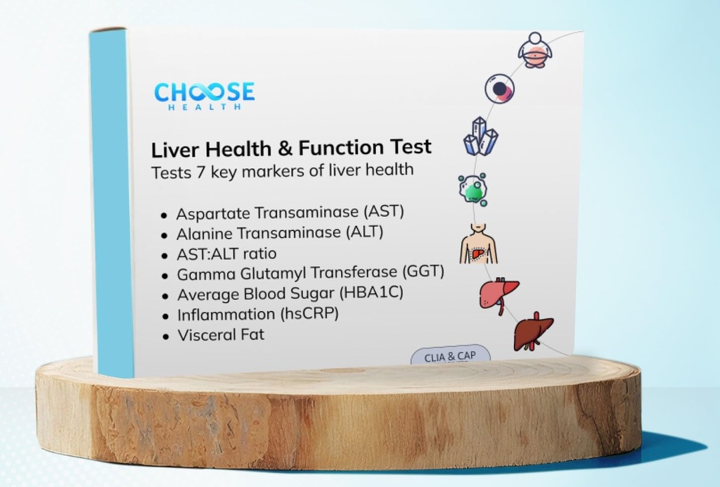 Test de la santé et de la fonction hépatiques 7-en-1 à la maison Test du foie Choisir la santé Test et suivre la fonction hépatique et la santé