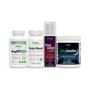 Jigsaw Health Ultimate B-Free Magnesium Bundle.com MagSRT (B-Free), 240 comprimés, booster le cerveau, 90 capsules, MagRelief, 5 onces (Lotion), et MagSoothe (Lémonade aux framboises), 60 portions (Jar)