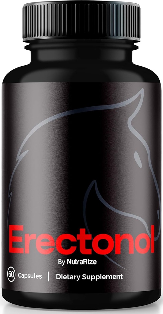 Erectonol Kapseln für Männer, Erectonol Male Nahrungsergänzung, Tägliche Formel für Herren Wellness und Spitzenleistung, Erweiterte Formel Pillen für einen aktiven Lebensstil, Pastillas Bewertungen (60 Kapseln)