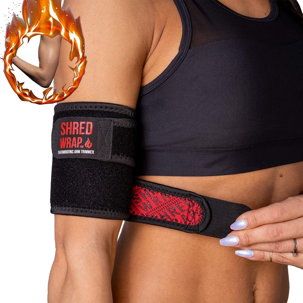 Eisen Bull Stärke Shred Wraps für Arme - Thermogenic Arm Trimmers für Weight Loss - Premium Fat Burning Bands mit Slimming Technologie - Arm Body Wraps Toner und Shaper