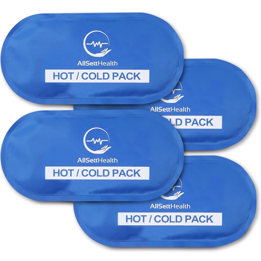 Pochettes glacées en gel chaud et froid réutilisables pour blessures , Paquet de glace, Pochettes glacées en gel, Pochettes froides pour blessures, 10,5 x 5 pouces (4 po)