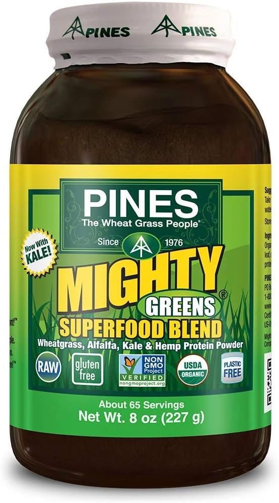 Pines Organic Mighty Greens Superfood Blend, 8 Unze