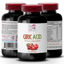 aliments pour réduire l'acide urique - URIC ACID - comment diminuer l'acide urique, comment réduire l'acide urique, extrait de grenade, jus de cerise de tarte, capsules de cerise de tarte, extrait de cerise de tarte, aliments d'acide urique 1Bot 60Caps