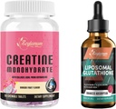 Glutathion liposomique liquide et créatine monohydraté