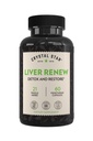 Crystal Star Liver Renew, 60 Kapseln, pflanzliche Leberreiniger-Ergänzung, die normale Leberfunktion unterstützt und fördert Toxin Release - Milchdistel, Non-GMO