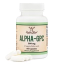 Alpha GPC Choline Brain Supplement für Acetylcholin (60 Count, 600mg Servings) Advanced Memory Formula, Focus and Brain Support, Focus Supplement (Hersteller in den USA) von Double Wood