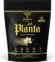 Ambrosia Planta - Premium Pflanzenbasiertes Protein | Vegan & Keto Friendly | Gourmet Flavors mit No Bloating or Stomach Upset | Gluten & Soy Free | Kein hinzugefügter Zucker | 14 Servierungen | (Vanilla)