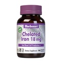 Bluebonnet Nutrition Chelat Iron 18 mg - nicht-konstipierende Eisen - Sojafrei, Glutenfrei, Non-GMO, Kosher Certified, Dairy-Free, Vegan - 90 Gemüsekapseln, 90 Serviergeräte