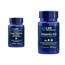 Life Extension 60-Count Super Digestive Enzyme & 5000 IU Vitamin D3 Kapseln für Verdauung, Knochen, Gehirn, Immungesundheit