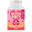 Better Booty BBL Tablets - Creatine Complex Supplement für Frauen mit Kreatin Monohydrat, L-Glutamin, Kollagen und BCAA's (90ct)