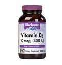 Bluebonnet Nutrition Vitamin D3 400 IU Softgels, Hilfsmittel im Muskel- und Skelettwachstum, Cholecalciferol aus Fischöl, Non GMO, Glutenfrei, Sojafrei, Dairy Free, 250 Softgels