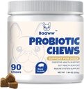 Probiotika für Hunde - Verbesserung juckende Haut, Ohren, Hefe Balance, Allergien,Gesundheit, Hunde Gut Gesundheit, Verdauungsgesundheit mit Präbiotika, Hunde Probiotika, Reduce Diarrhea, 90 Chews (Pork)