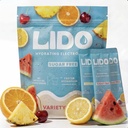 LIDO Variety Pack Elektrolyt-Pulver-Packets — Saubere, Zero-Sugar Hydration Drink Mix mit ausgewogenem Natrium für schnelle Wiederauffüllung — Vegan, Paleo & Fasting Friendly — 28 Sticks