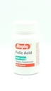 Rugby Laboratories Folic Acid 400 mcg Vitamin B9 Folate Daily Dietary Supplement Gluten Free Supports Cardiovascular Health 100 Tablets for Adults Only (Pack of 1)