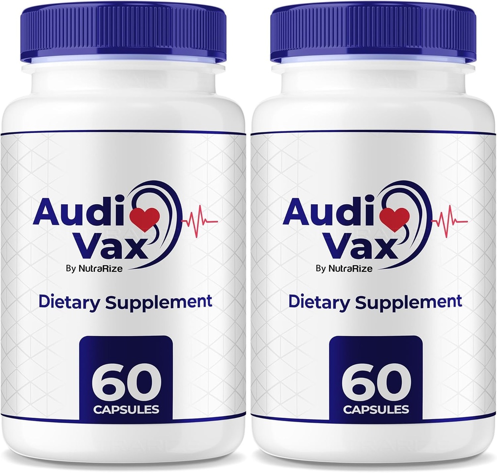 (2 Pack) Audivax - Audi Vax Advanced Max Ear Support, Natürliche Formel zur Förderung der inneren Gesundheit, Audi Vax Maximale Stärke für das Hören von Gesundheit, offizielle Auditor Pillen, Audivax Bewertungen (120 Kapseln)