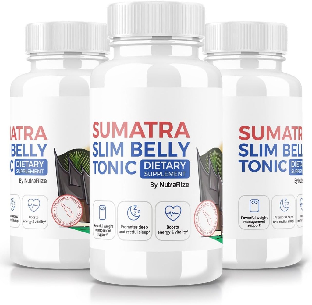 (3 Pack) Sumatra Slim Belly Tonic, Sumatra Slim Belly Tonic Nahrungsergänzung für erweiterte Gewichtsverlust, maximale Stärke All-Natural Pille zu Target Belly Fat, Sumatra SlimBelly Bewertungen (180 Kapseln)