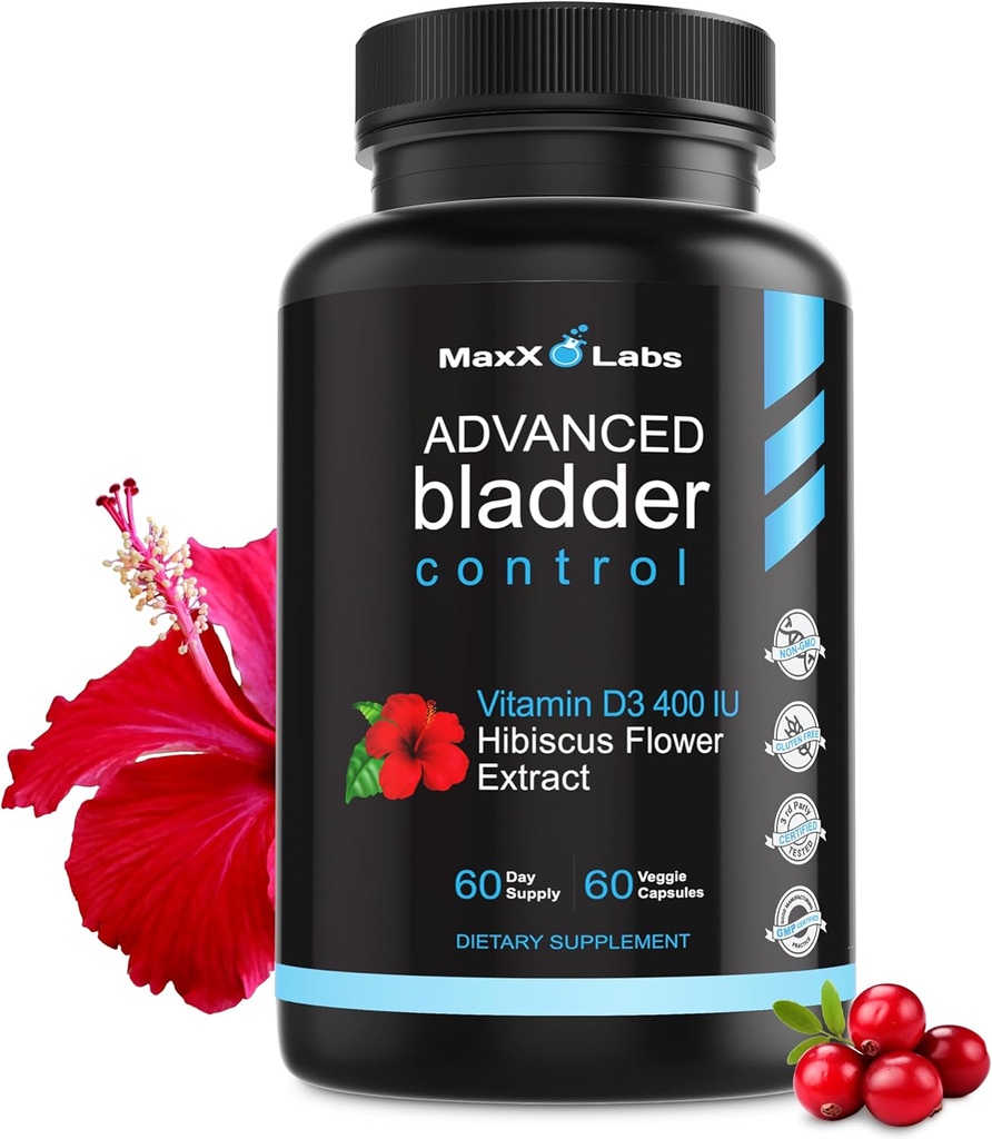 Fortgeschrittene Bladder-Kontroll-Ergänzungen für Frauen und Männer - Unterstützt Harnweg-Gesundheit - Hilft überaktiven Blasen und Harnweg Infektion - Cranberry Pillen w/Pumpkin Seed Oil Extract