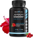 Fortgeschrittene Bladder-Kontroll-Ergänzungen für Frauen und Männer - Unterstützt Harnweg-Gesundheit - Hilft überaktiven Blasen und Harnweg Infektion - Cranberry Pillen w/Pumpkin Seed Oil Extract