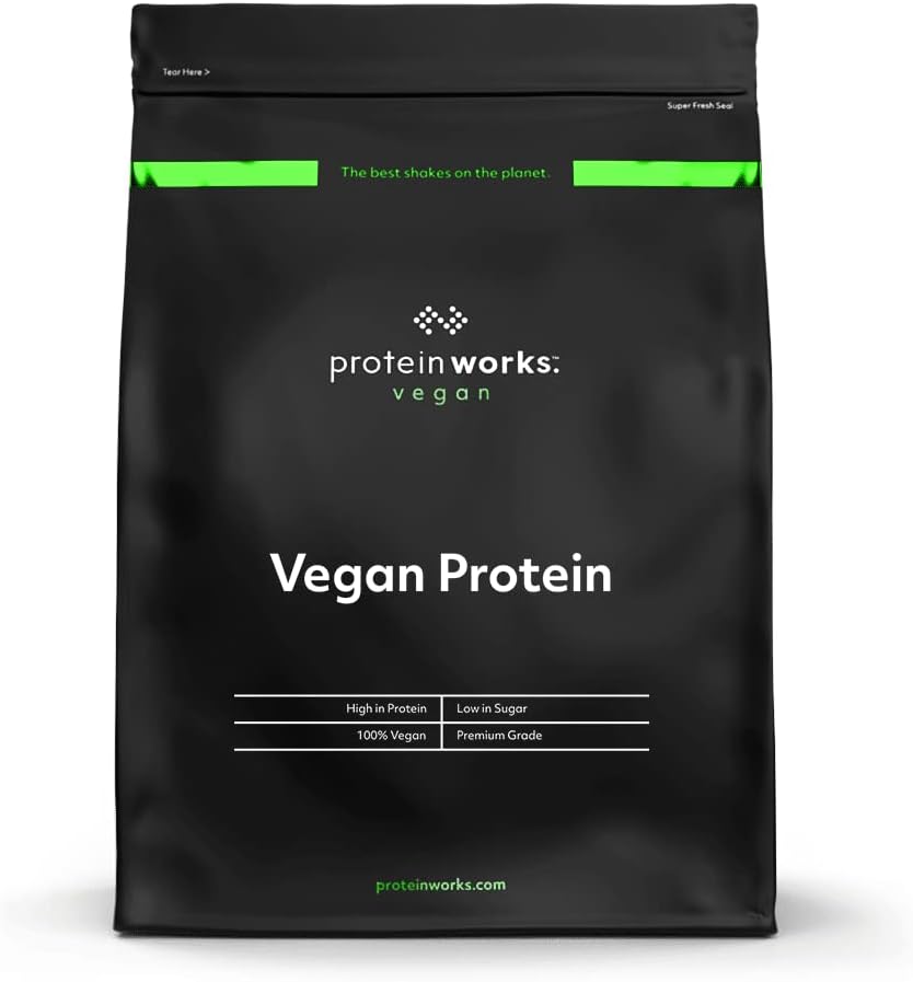Vegan Protein Pulver | 100% pflanzlichen & natürlichen | 25g Protein | Gluten-Free | Low Fat Shake | Schokolade Seide | 2,20 Pfund