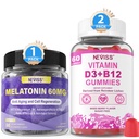Mélatonine, vitamine D3 + vitamine B12