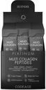 Codeage Multi Collagène et Biotine 10 000 mcg + Vitamine C, B6 & D3, Kératine, Acide Hyaluronique, Niacine, 18 Acides Amino - Supplément Stick Packs - 5 types de protéines de collagène – 30 emballages en poudre