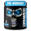 Der Fluch! Pre Workout Pulver für Männer & Frauen, Koffein, Beta-Alanin, Kreatin, L-Citrulline, 30 Servierungen, Blaue Himbeere Geschmack – Boost Energy, Strength & Focus
