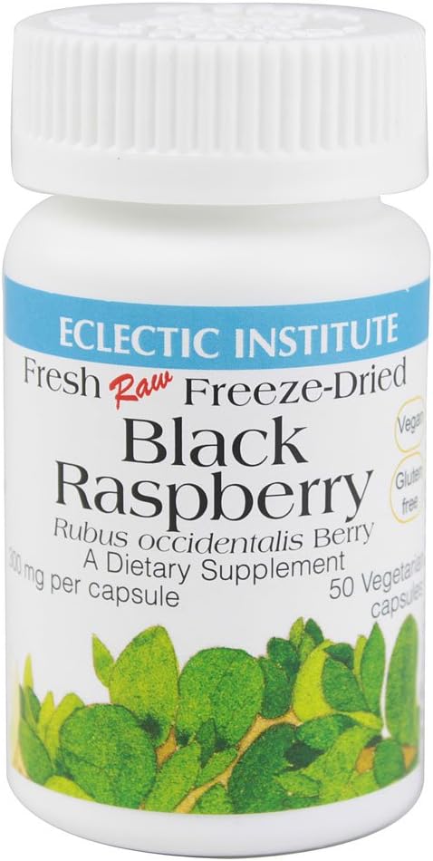 Institut éclectique Black Raspberry - 300 mg - 50 capsules végétariennes