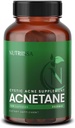 Nutriissa ACNEtane - Contrôle de l'acné hormonal et kystique avec acide pantothénique et L-Carnitine - EPEB certifié pour la pureté et la puissance - 120 capsules véganes