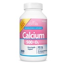 Vitamine des 21. Jahrhunderts Calcium 500 Plus Extra D Caplets, 400 Count