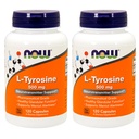 L-Tyrosine 500 mg 120 Capsules (emballage de 2)