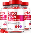 rize labs (Pack von 3 Keto Ripped ACV Gummis, Offizielle Keto ACV Gummies Advanced Weight Loss Support, Alle natürlichen Apple Cider Essig, Premium Keto Plus ACV Gomitas Bewertungen (180 Gummis)