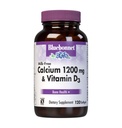 Bluebonnet Nutrition Milk-Free Calcium 1.200 mg Plus Vitamin D3 400 IU - Hohe Potenz, maximale Absorption starke gesunde Knochen und Immun-Gesundheitsunterstützungsergänzung, Glutenfrei, Dairy-Free, 120 Softgels