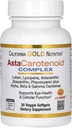 California Gold Nutrition Astaxanthin Carotenoid Complex, Lutein, Lycopin, Astaxanthin, 30 Veggie Softgels