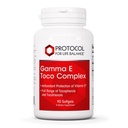 PROTOKOLL FÜR LIFE BALANCE Gamma E Toco Complex - Vitamin E 300mg - Antioxidante Unterstützung - für Herz-Kreislauf-Gesundheit - mit Tocotrienolen - Halal & Dairy Free - 90 Softgels