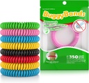 12 Pack Moskito Repellent Armbänder, Individuell Wrapped, DEET Freie, natürliche und wasserdichte Band