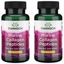 Swanson Hydrolyzed Fish Collagen Typ I 400 Milligramme 60 Kapseln (2 Packung)