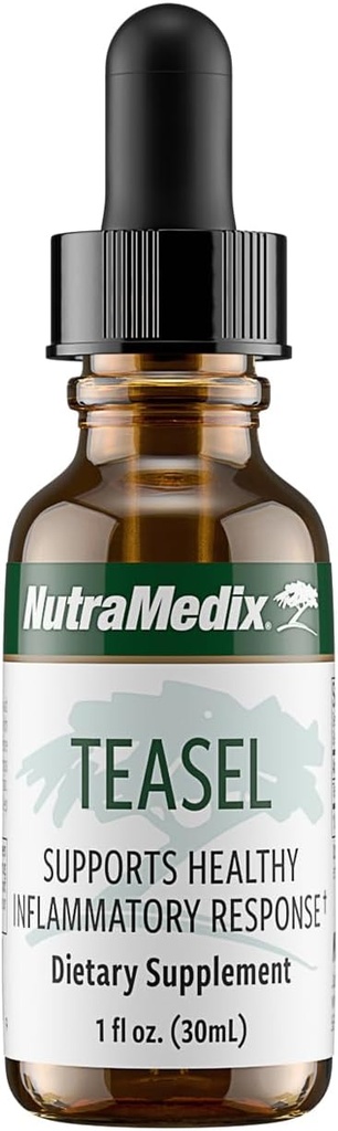 Extrait de thésal NutraMedix - Racine de thé (Dipsacus fullonum) Des gouttes de bien-être pour le soutien antioxydant - Supplément antioxydants végétaliens (1oz / 30ml)