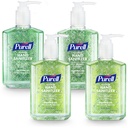 PURELL Advanced Hand Sanitizer Gel apaisant, parfum frais, 8 fl oz bouteille de pompe (paquet de 4), 9674-06-ECDECO