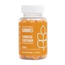 NaturesPlus Gummis Kurkuma - 60 Gummis, Pfirsich - Unterstützt Gelenk-, Verdauungs- und Herz-Kreislauf-Gesundheit - Vegan, Glutenfrei, Non-GMO - 30 Servierungen