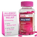 Anti-allergie rapide Diphenhydramine HCl 25 mg - 650 Caplets - Comparativement à Benadryl Allergy Ultratab - Antihistamine - Allergie Médicament - Runny Nez Relief pour les adultes - Traitement des yeux aqueux