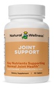 Natural Wellness Glucosamine Chondroitin mit MSM und Kurkuma Ergänzung – Unterstützt Gelenke Gesundheit, Mobilität und Knorpelfestigkeit – Glucosamin MSM Tabletten für Flexibilität – 90 Zähler